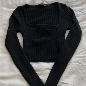 HoneyBum off the shoulder black top brand new